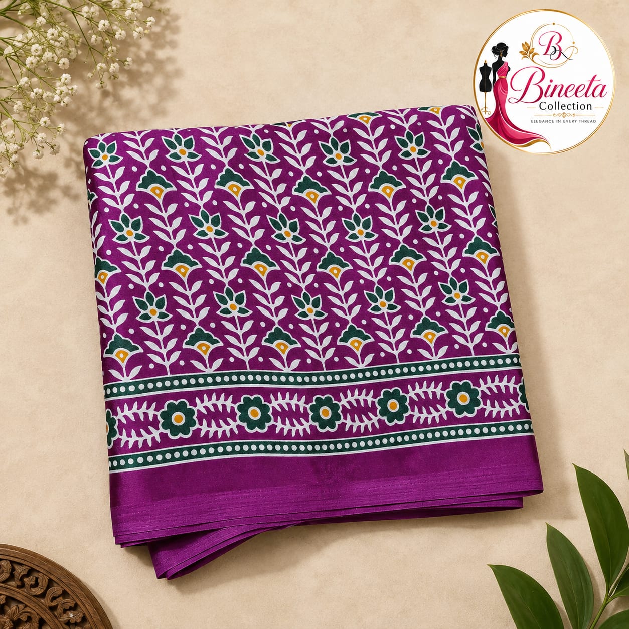 Modal silk saree — view 2
