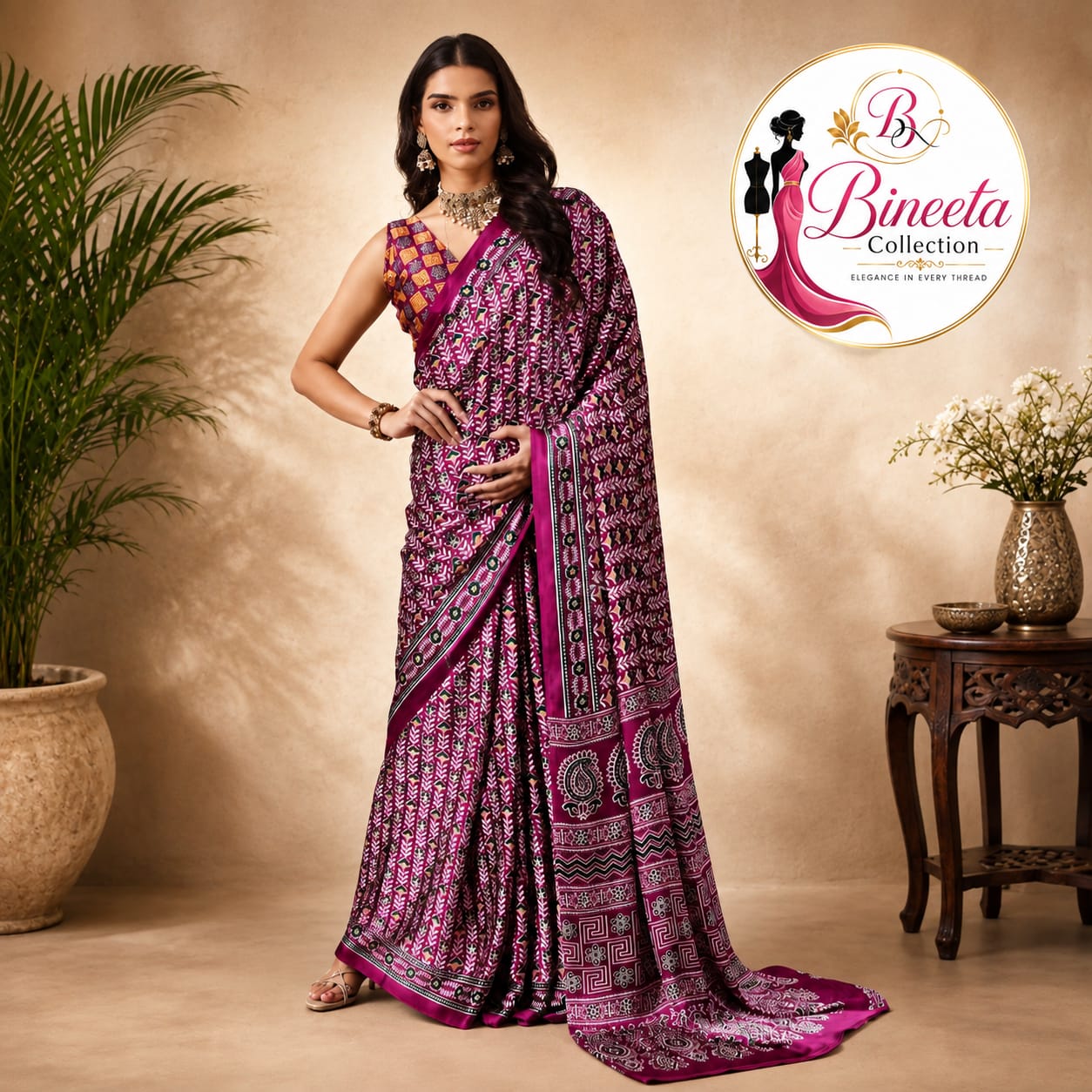 Modal silk saree